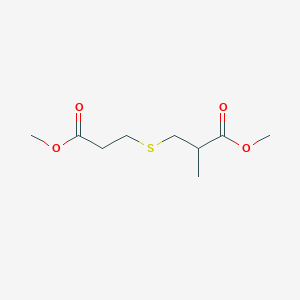 Methyl 3-[(3-methoxy-3-oxopropyl)sulfanyl]-2-methylpropanoate