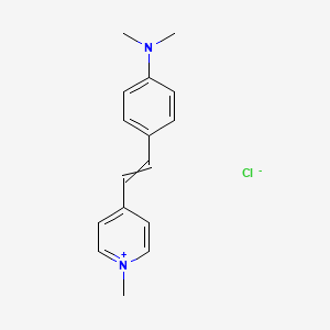 4-{2-[4-(Dimethylamino)phenyl]ethenyl}-1-methylpyridin-1-ium chloride