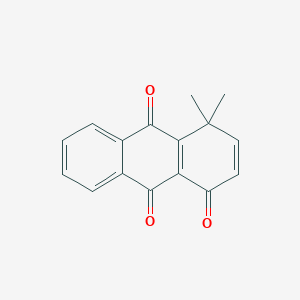 1,9,10(4H)-Anthracenetrione, 4,4-dimethyl-