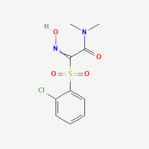 2-(2-Chlorobenzene-1-sulfonyl)-2-(hydroxyimino)-N,N-dimethylacetamide