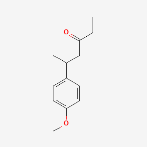 3-Hexanone, 5-(4-methoxyphenyl)-