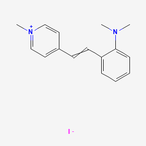 4-{2-[2-(Dimethylamino)phenyl]ethenyl}-1-methylpyridin-1-ium iodide