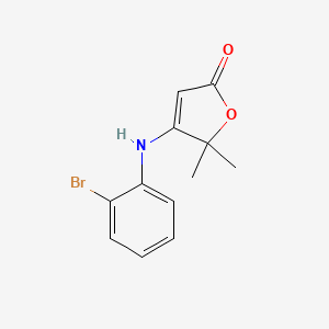 4-(2-Bromoanilino)-5,5-dimethylfuran-2(5H)-one