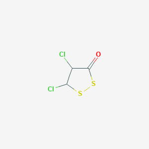 molecular formula C3H2Cl2OS2 B14269197 1,2-Dithiolan-3-one, 4,5-dichloro- CAS No. 138569-63-8