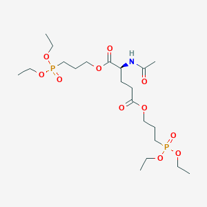 Bis[3-(diethoxyphosphoryl)propyl] N-acetyl-L-glutamate