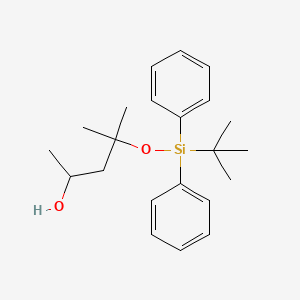 4-{[tert-Butyl(diphenyl)silyl]oxy}-4-methylpentan-2-ol