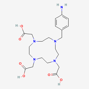 1,4,7,10-Tetraazacyclododecane-1,4,7-triaceticacid, 10-[(4-aminophenyl)methyl]-