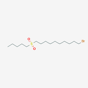 1-Bromo-10-(pentane-1-sulfonyl)decane