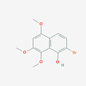 2-Bromo-5,7,8-trimethoxynaphthalen-1-ol