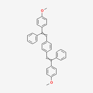 1,1'-{1,4-Phenylenebis[1-(4-methoxyphenyl)ethene-2,1-diyl]}dibenzene