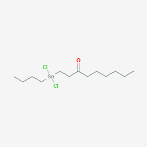 3-Nonanone, 1-(butyldichlorostannyl)-