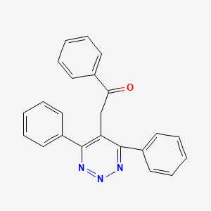 Ethanone, 2-(4,6-diphenyl-1,2,3-triazin-5-yl)-1-phenyl-