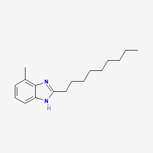 4-Methyl-2-nonyl-1H-benzimidazole