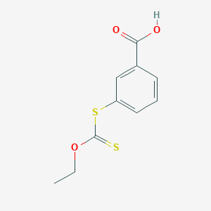 3-[(Ethoxycarbonothioyl)sulfanyl]benzoic acid