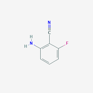 molecular formula C7H5FN2 B142694 2-Amino-6-fluorobenzonitrile CAS No. 77326-36-4