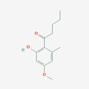 1-(2-Hydroxy-4-methoxy-6-methylphenyl)pentan-1-one