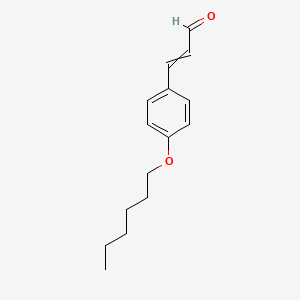 3-[4-(Hexyloxy)phenyl]prop-2-enal