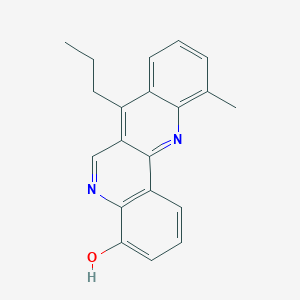 11-Methyl-7-propyldibenzo[b,h][1,6]naphthyridin-4-ol