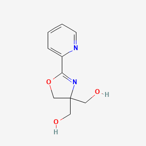 [2-(Pyridin-2-yl)-4,5-dihydro-1,3-oxazole-4,4-diyl]dimethanol