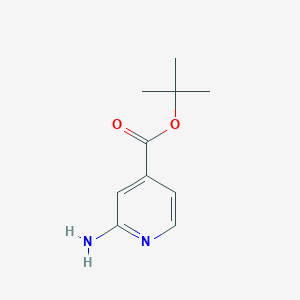 molecular formula C10H14N2O2 B1426948 叔丁基 2-氨基异烟酸酯 CAS No. 1338990-46-7