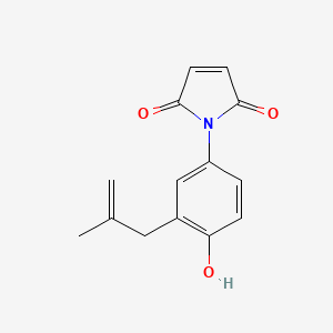 1-[4-Hydroxy-3-(2-methylprop-2-en-1-yl)phenyl]-1H-pyrrole-2,5-dione