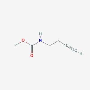 molecular formula C6H9NO2 B1426950 甲基N-(丁-3-炔-1-基)氨基甲酸酯 CAS No. 852104-71-3