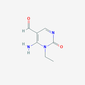 6-Amino-1-ethyl-2-oxo-1,2-dihydropyrimidine-5-carbaldehyde