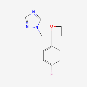 1H-1,2,4-Triazole, 1-[[2-(4-fluorophenyl)-2-oxetanyl]methyl]-