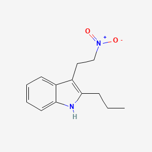 3-(2-Nitroethyl)-2-propyl-1H-indole