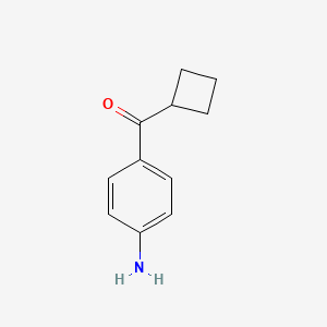molecular formula C11H13NO B1426976 (4-氨基苯基)(环丁基)甲酮 CAS No. 1339232-25-5