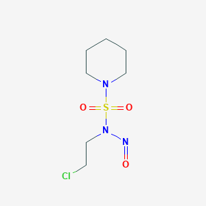 1-Piperidinesulfonamide, N-(2-chloroethyl)-N-nitroso-