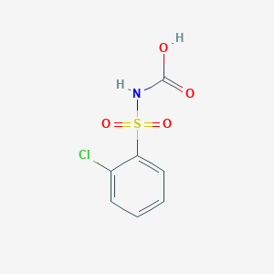 (2-Chlorobenzene-1-sulfonyl)carbamic acid