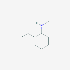 molecular formula C9H19N B1426984 2-乙基-N-甲基环己烷-1-胺 CAS No. 252854-42-5