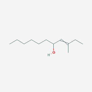 molecular formula C12H24O B14269851 3-Methylundec-3-EN-5-OL CAS No. 138828-62-3