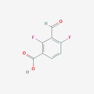 B1426991 2,4-Difluoro-3-formyl-benzoic acid CAS No. 1203662-27-4