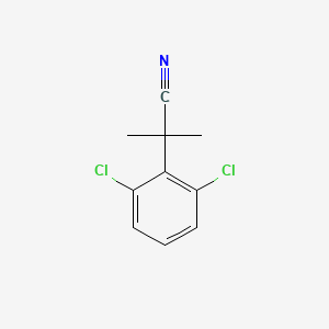 molecular formula C10H9Cl2N B1426997 2-(2,6-二氯苯基)-2-甲基丙腈 CAS No. 959139-99-2