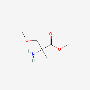 molecular formula C6H13NO3 B1427001 2-氨基-3-甲氧基-2-甲基丙酸甲酯 CAS No. 954214-16-5