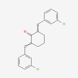 Cyclohexanone, 2,6-bis[(3-chlorophenyl)methylene]-