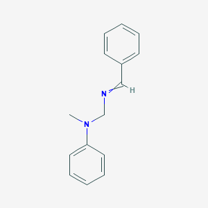 N-[(Benzylideneamino)methyl]-N-methylaniline