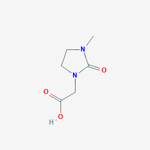 molecular formula C6H10N2O3 B1427005 2-(3-甲基-2-氧代咪唑啉-1-基)乙酸 CAS No. 1190392-70-1