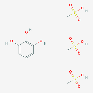 Benzene-1,2,3-triol;methanesulfonic acid