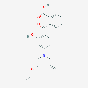 2-{4-[(2-Ethoxyethyl)(prop-2-en-1-yl)amino]-2-hydroxybenzoyl}benzoic acid