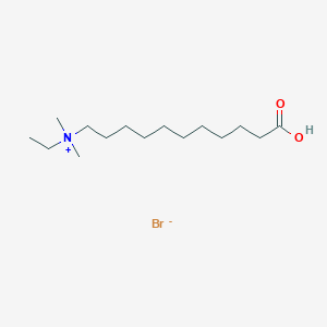 10-Carboxy-N-ethyl-N,N-dimethyldecan-1-aminium bromide