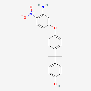 4-{2-[4-(3-Amino-4-nitrophenoxy)phenyl]propan-2-yl}phenol