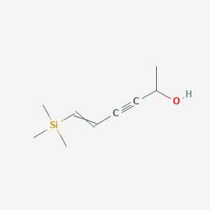 6-(Trimethylsilyl)hex-5-en-3-yn-2-ol