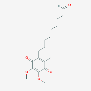 9-(4,5-Dimethoxy-2-methyl-3,6-dioxocyclohexa-1,4-dien-1-YL)nonanal