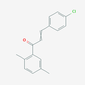 3-(4-Chlorophenyl)-1-(2,5-dimethylphenyl)prop-2-en-1-one