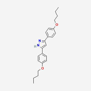 1H-Pyrazole, 3,5-bis(4-butoxyphenyl)-