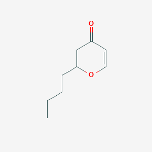 4H-Pyran-4-one, 2-butyl-2,3-dihydro-