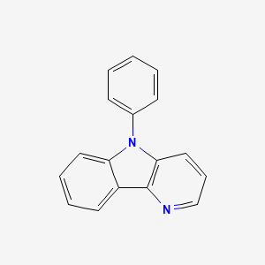 molecular formula C17H12N2 B1427009 5-苯基-5H-吡啶并[3,2-b]吲哚 CAS No. 1541200-53-6